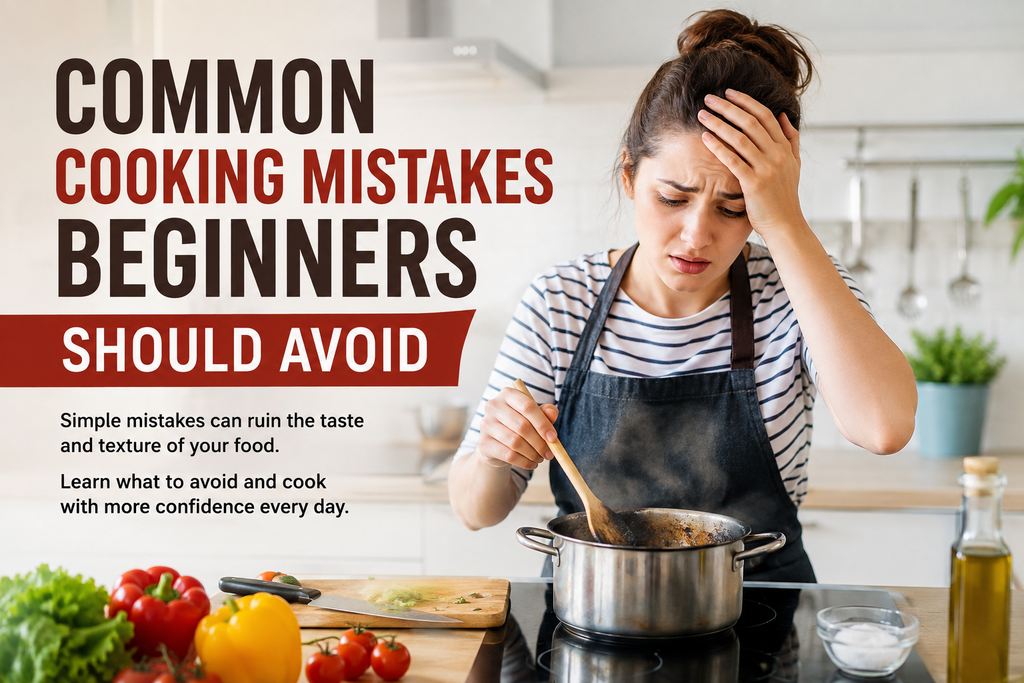 Common Cooking Mistakes Beginners Should Avoid
