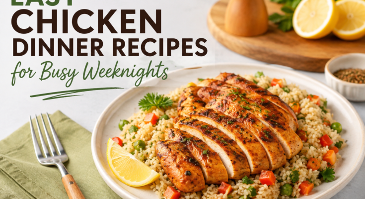Easy Chicken Dinner Recipes for Busy Weeknights