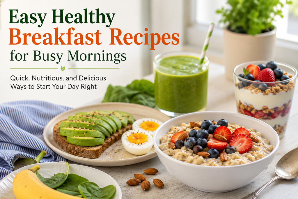 Easy Healthy Breakfast Recipes for Busy Mornings