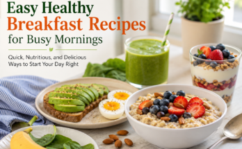 Easy Healthy Breakfast Recipes for Busy Mornings