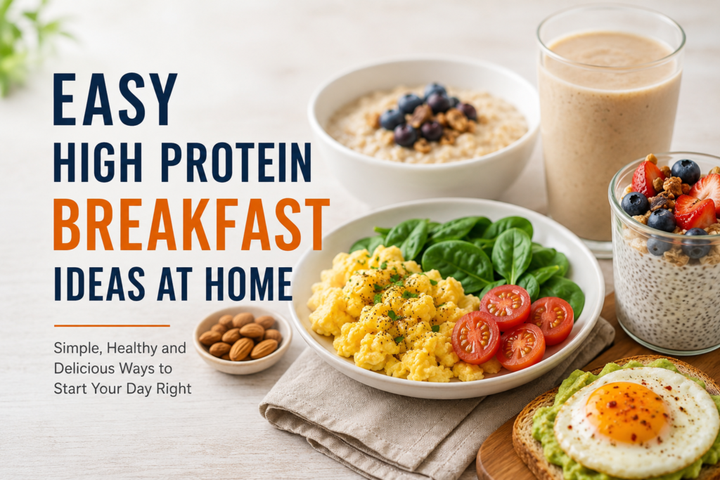 Easy High Protein Breakfast Ideas at Home