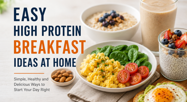 Easy High Protein Breakfast Ideas at Home