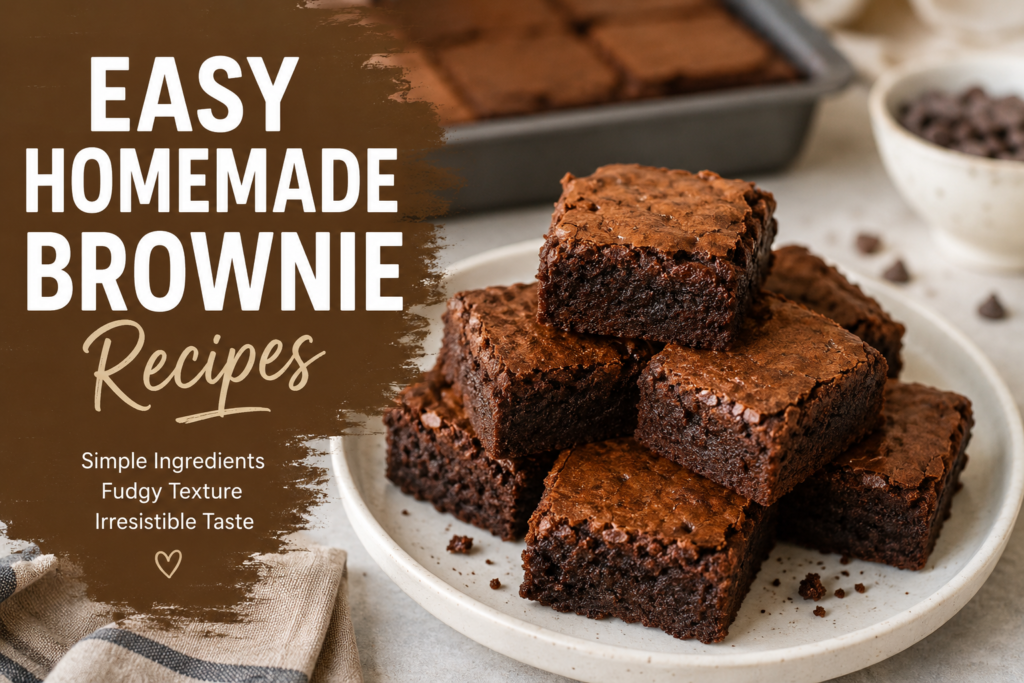 Easy Homemade Brownie Recipes