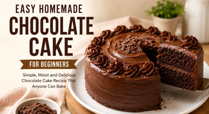 Easy Homemade Chocolate Cake for Beginners