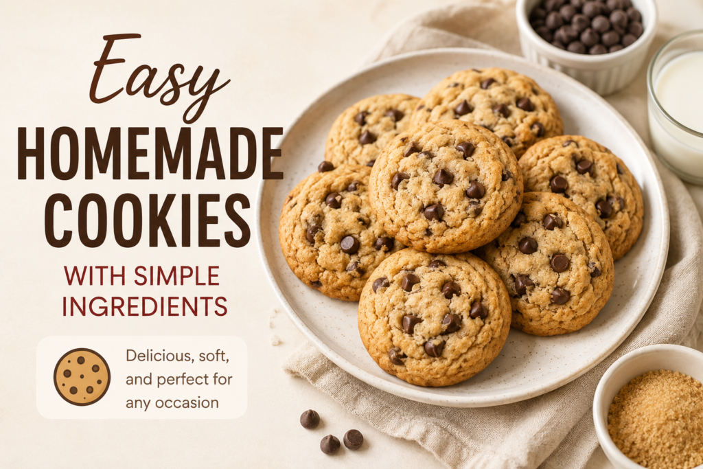 Easy Homemade Cookies With Simple Ingredients