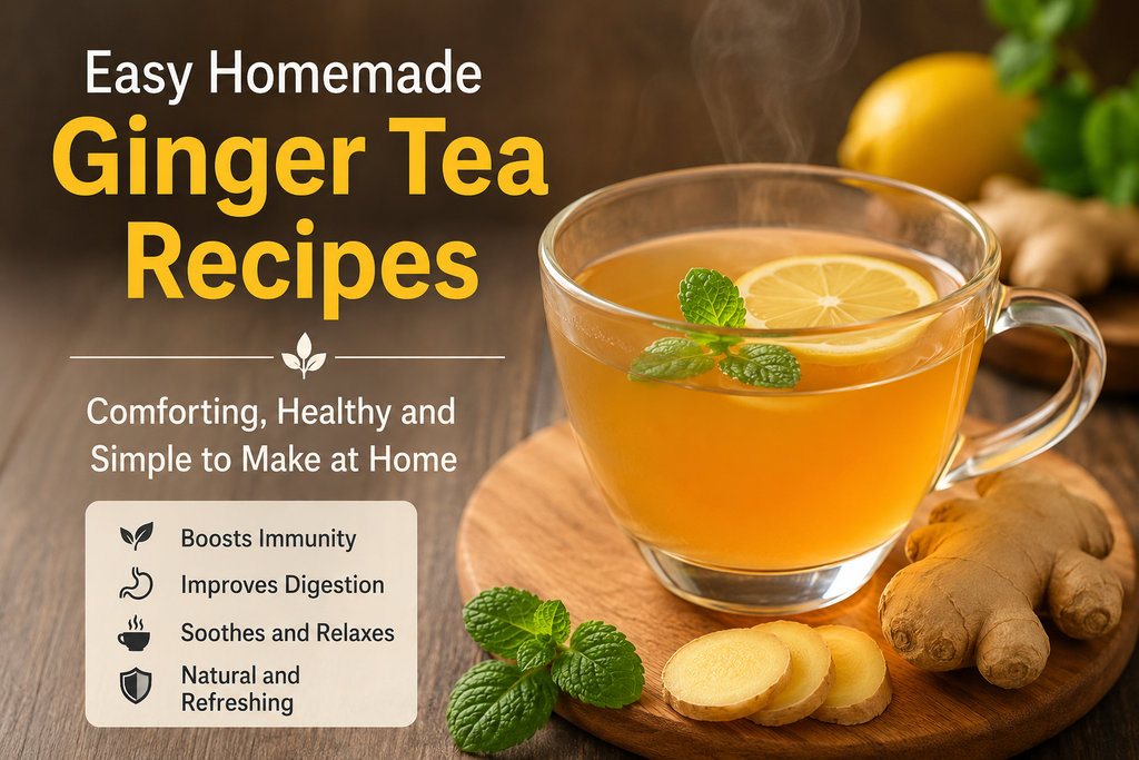 Easy Homemade Ginger Tea Recipes