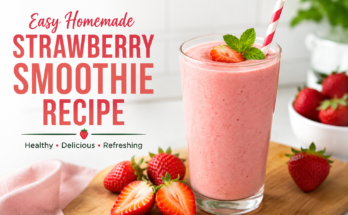 Easy Homemade Strawberry Smoothie Recipe