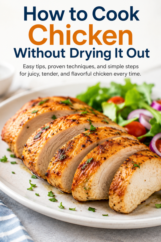 How to Cook Chicken Without Drying It Out
