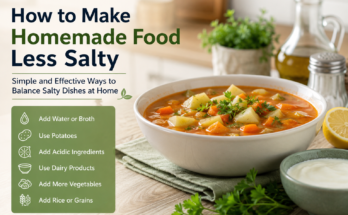 How to Make Homemade Food Less Salty