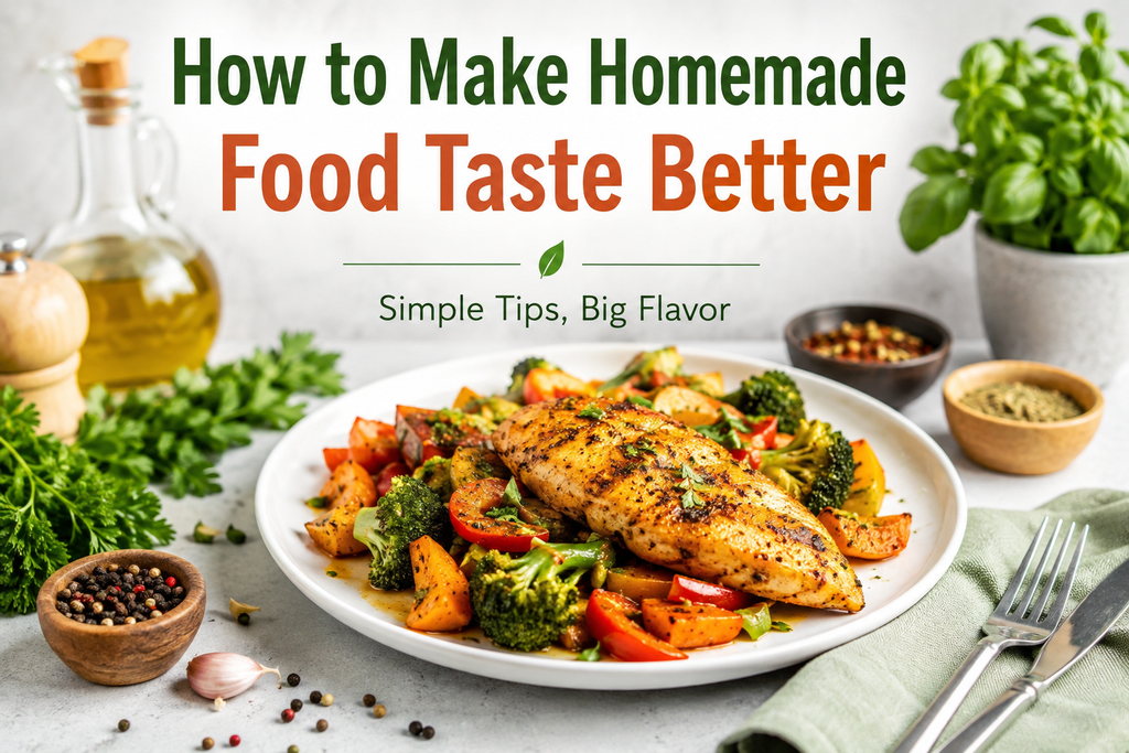 How to Make Homemade Food Taste Better