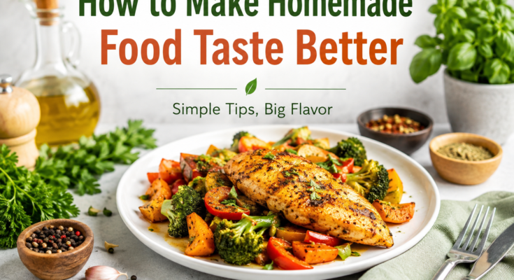 How to Make Homemade Food Taste Better