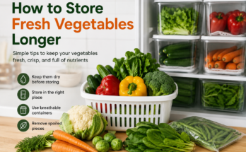 How to Store Fresh Vegetables Longer