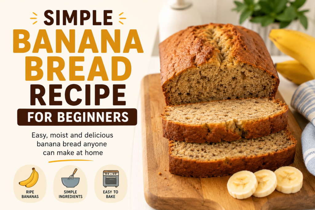Simple Banana Bread Recipe for Beginners