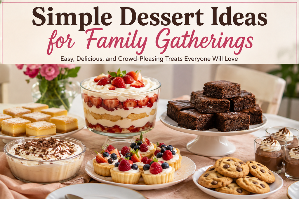 Simple Dessert Ideas for Family Gatherings