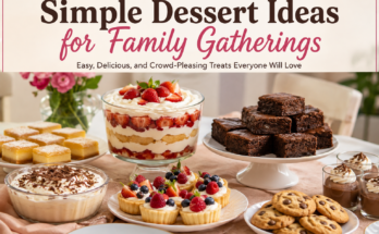 Simple Dessert Ideas for Family Gatherings