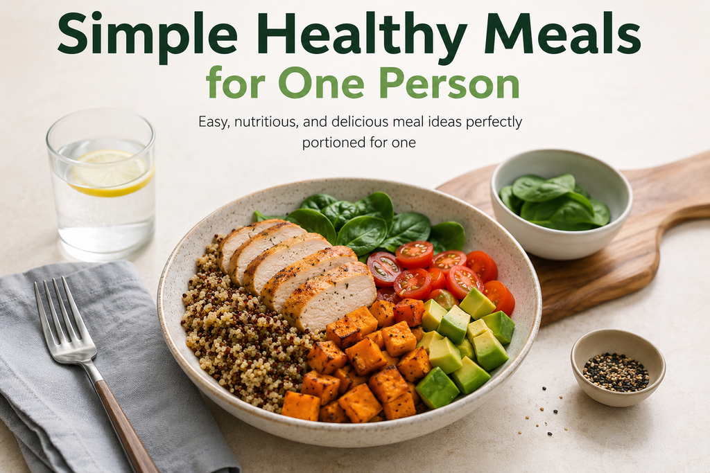 Simple Healthy Meals for One Person