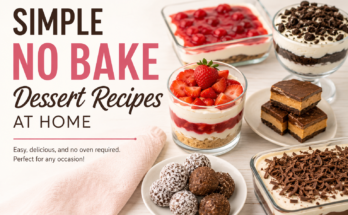 Simple No Bake Dessert Recipes at Home