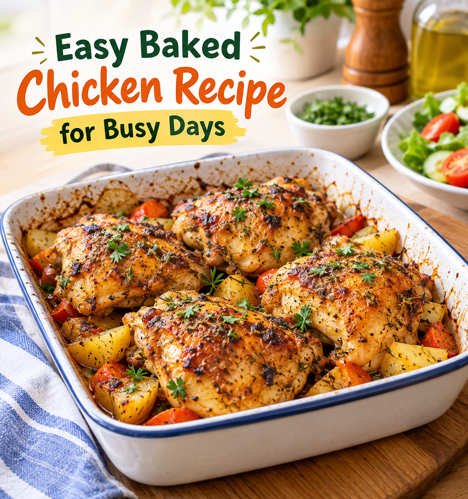 Easy Baked Chicken Recipe for Busy Days