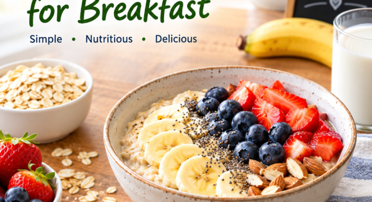 Easy Healthy Oatmeal Ideas for Breakfast