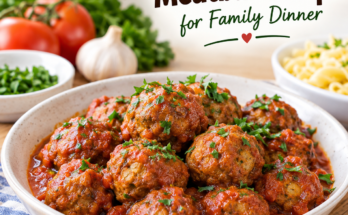Easy Homemade Meatball Recipe for Family Dinner