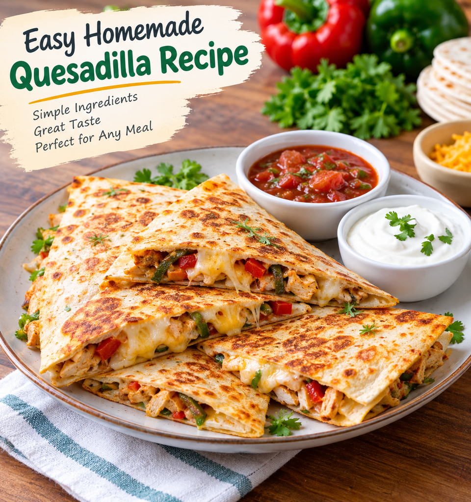 Easy Homemade Quesadilla Recipe