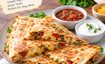 Easy Homemade Quesadilla Recipe