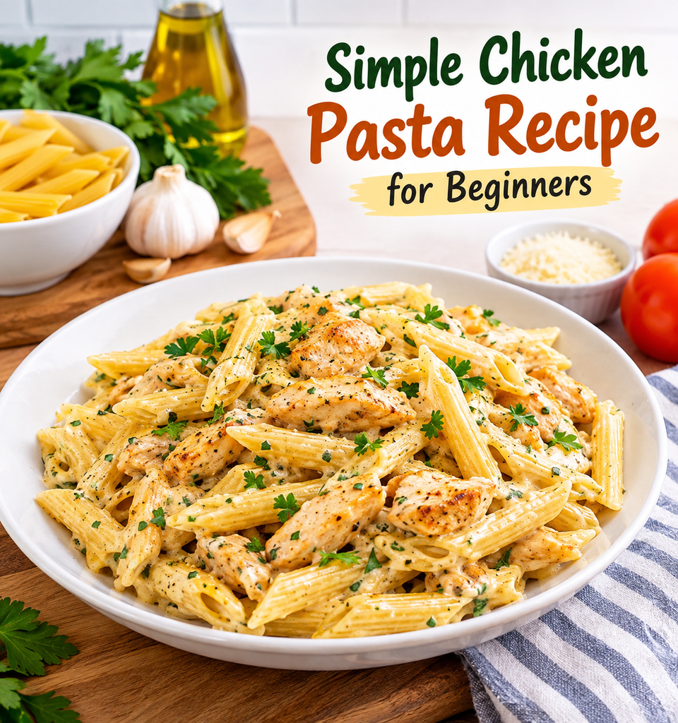 Simple Chicken Pasta Recipe for Beginners