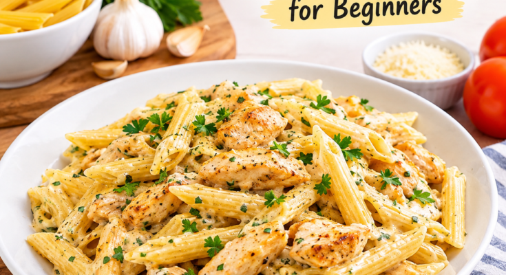 Simple Chicken Pasta Recipe for Beginners